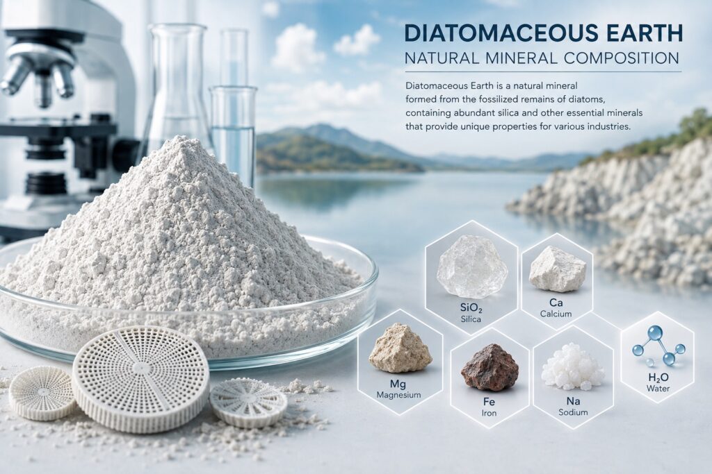 Kandungan Mineral Diatomaceous Earth